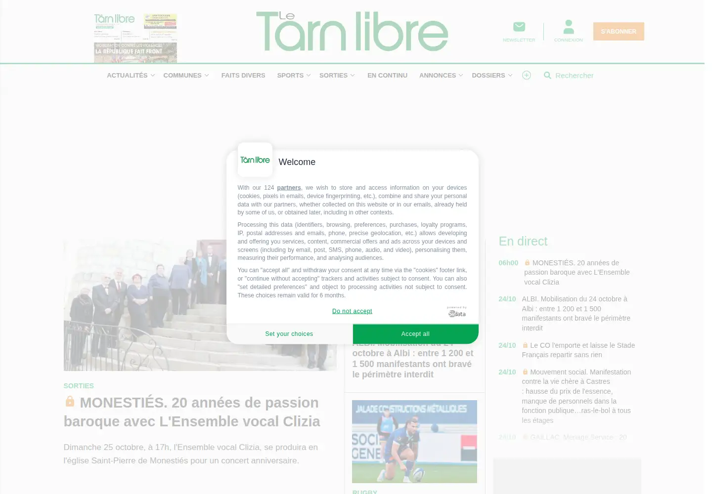 Screenshot of letarnlibre.com