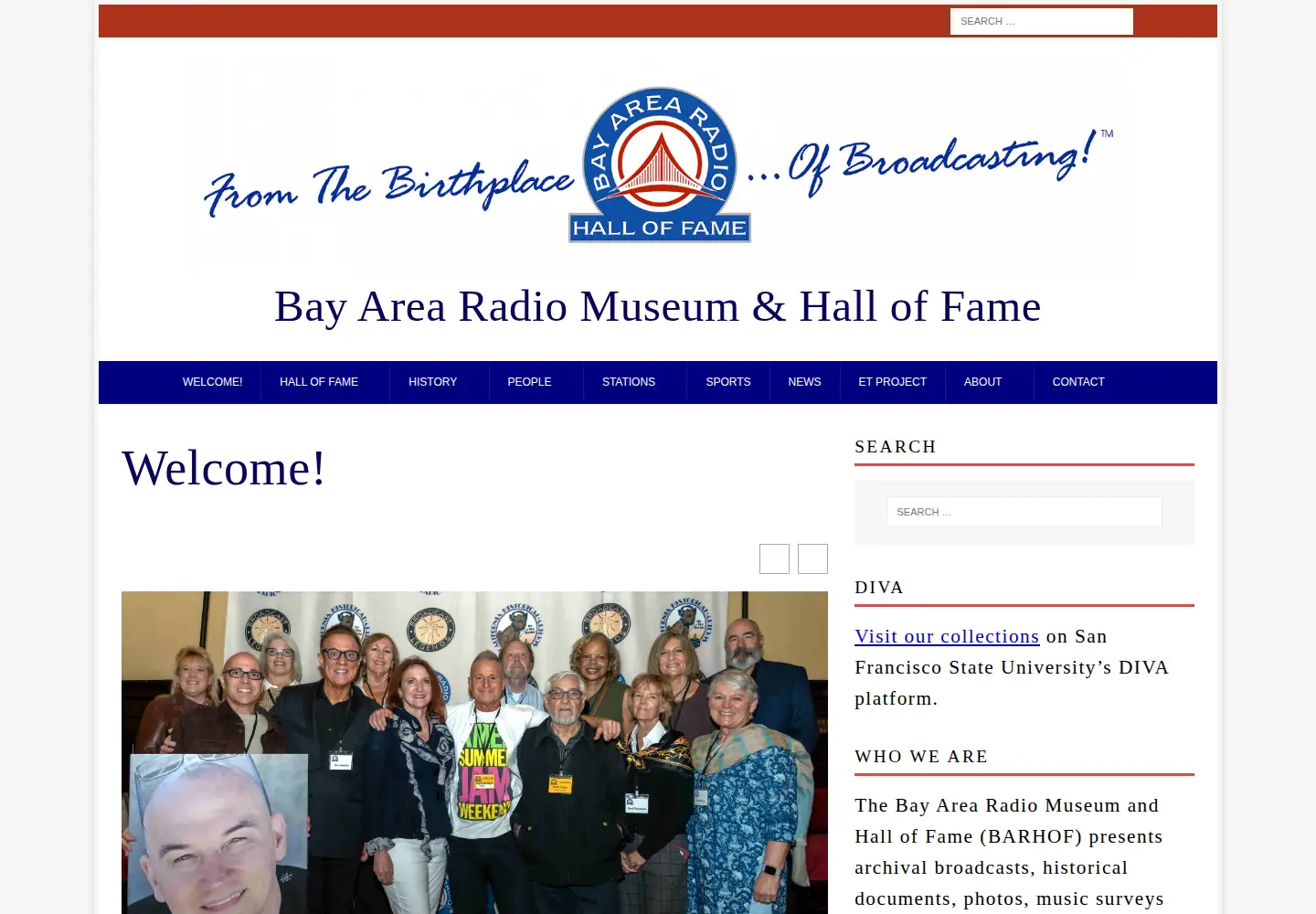 Screenshot of bayarearadio.org