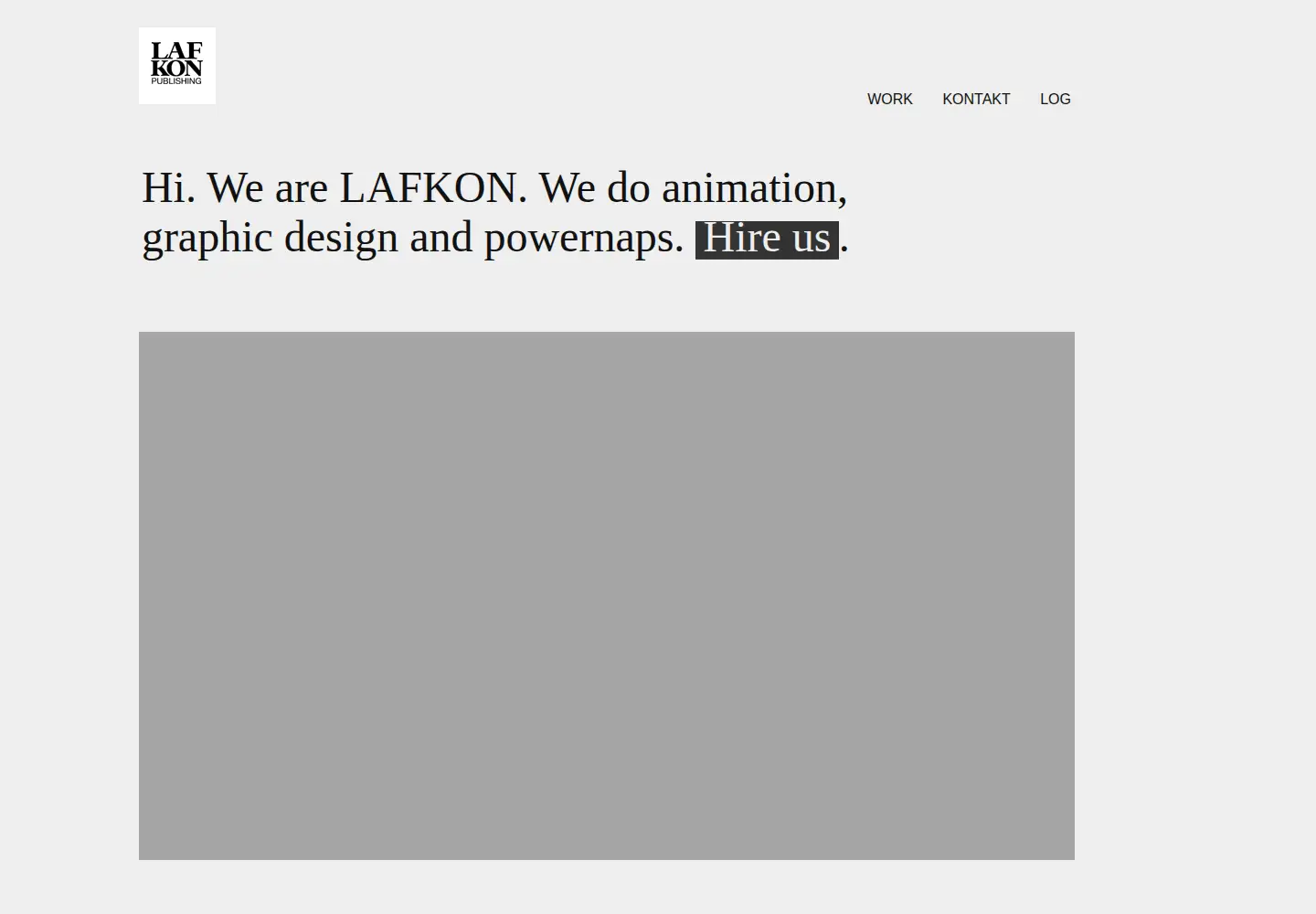 Screenshot of lafkon.net