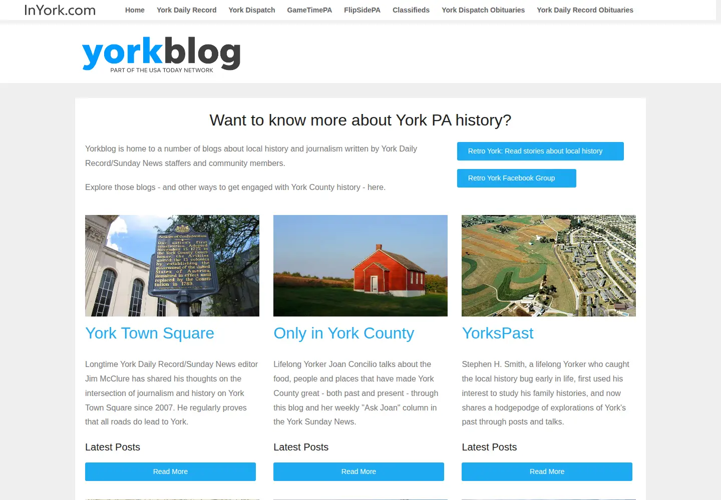 Screenshot of yorkblog.com