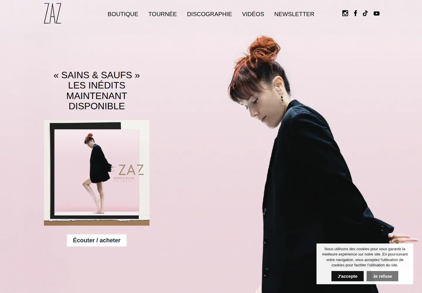 Screenshot of zazofficial.com