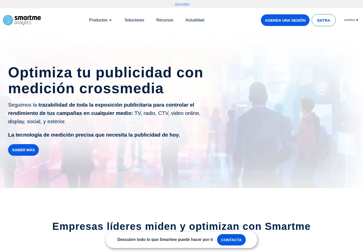 Screenshot of smartmeanalytics.com
