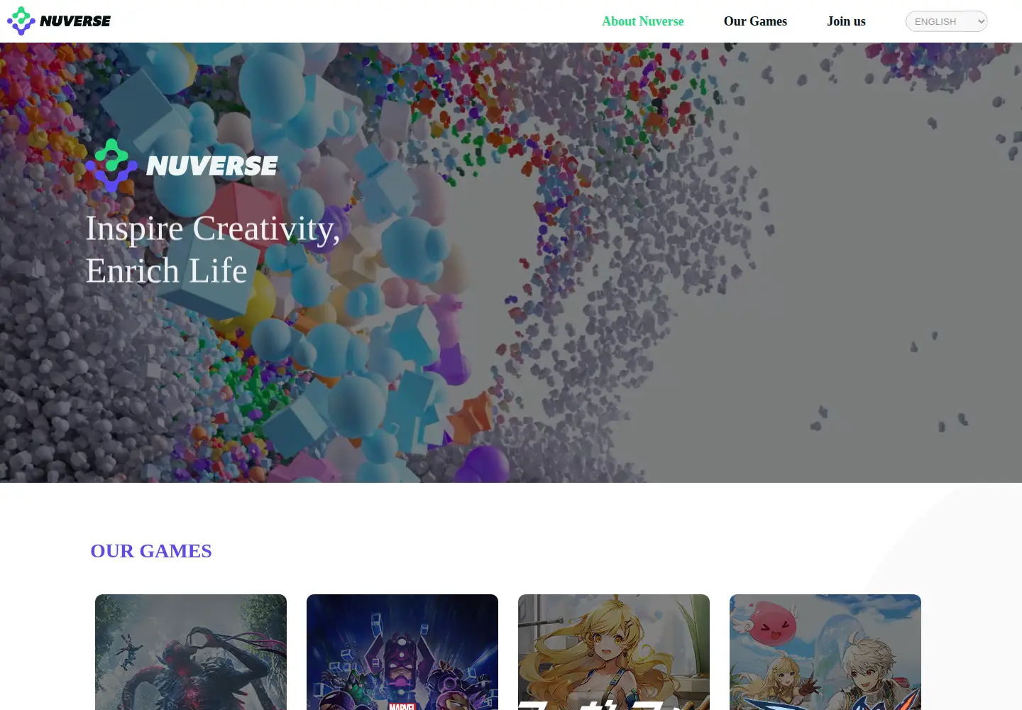 Screenshot of nvsgames.com