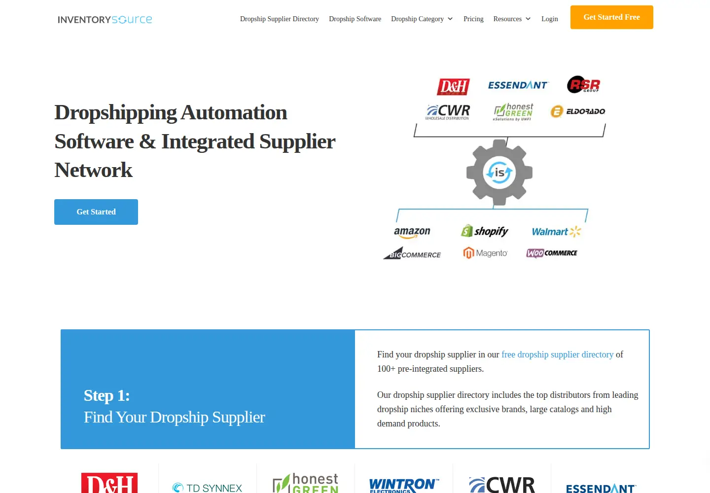 Captured homepage of inventorysource.com in the current scan
