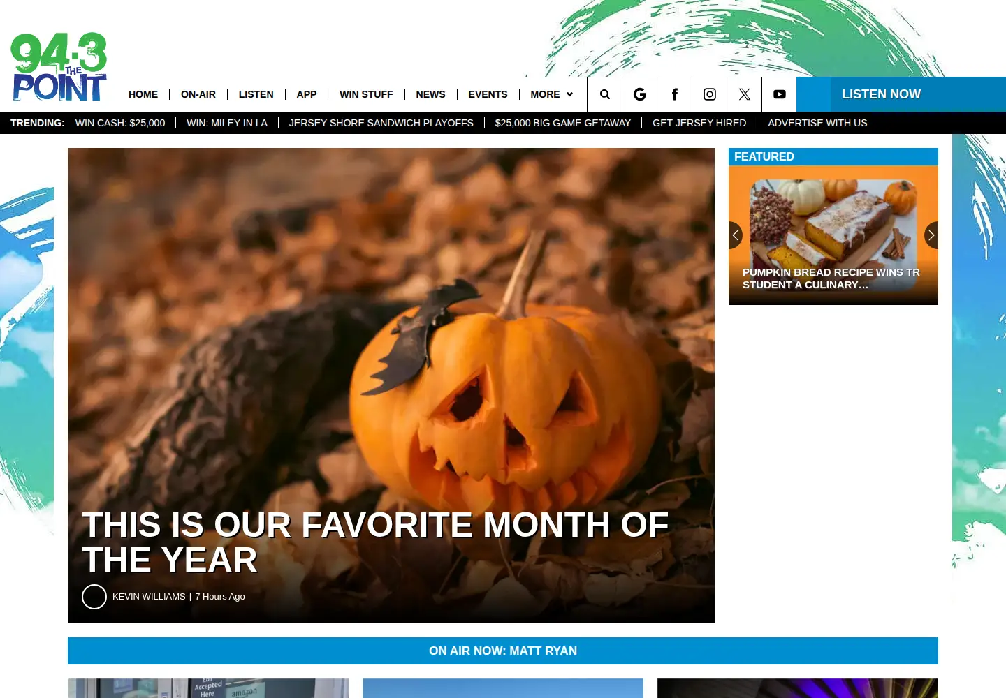 Screenshot of 943thepoint.com