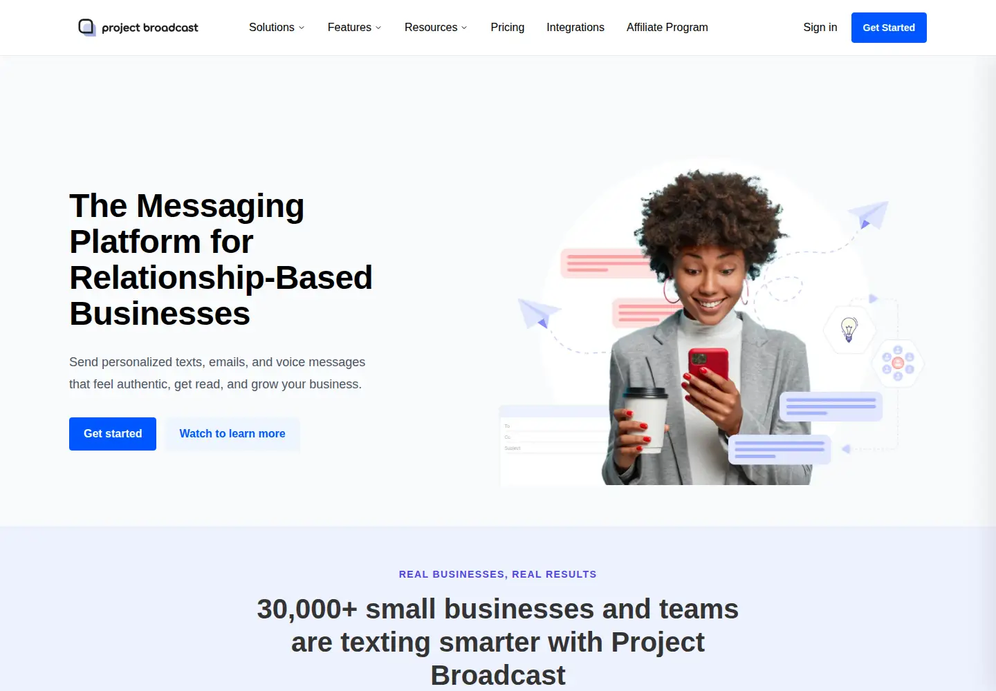 Screenshot of projectbroadcast.com