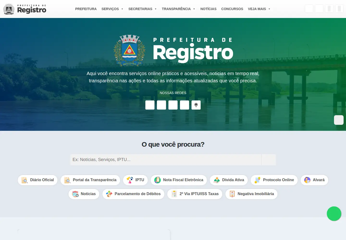 Screenshot of registro.sp.gov.br