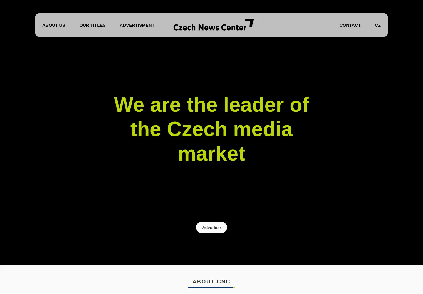 Screenshot of cncenter.cz