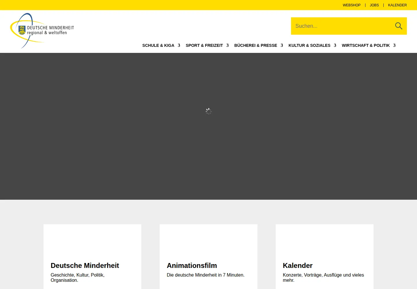 Screenshot of nordschleswig.dk