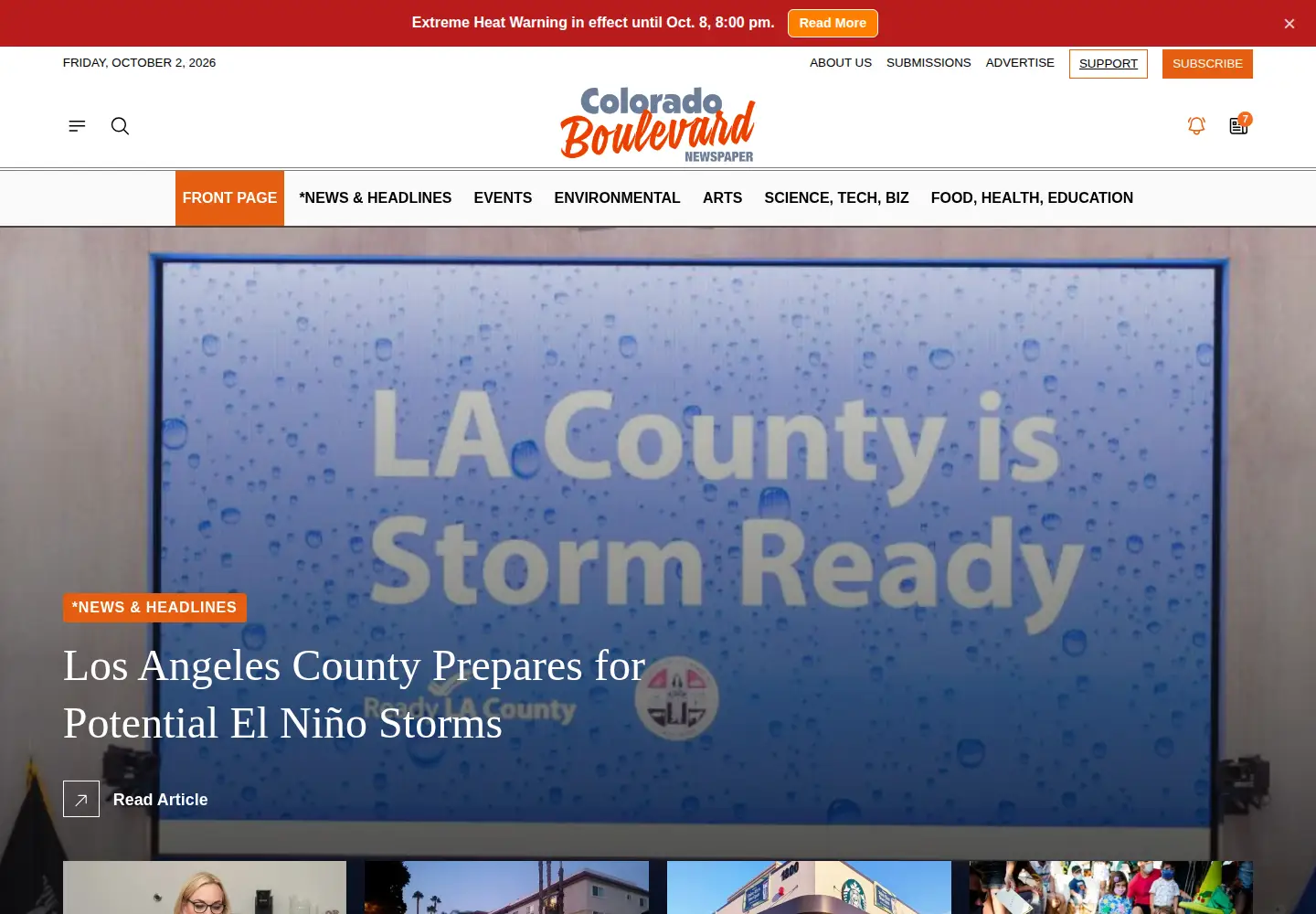 Screenshot of coloradoboulevard.net