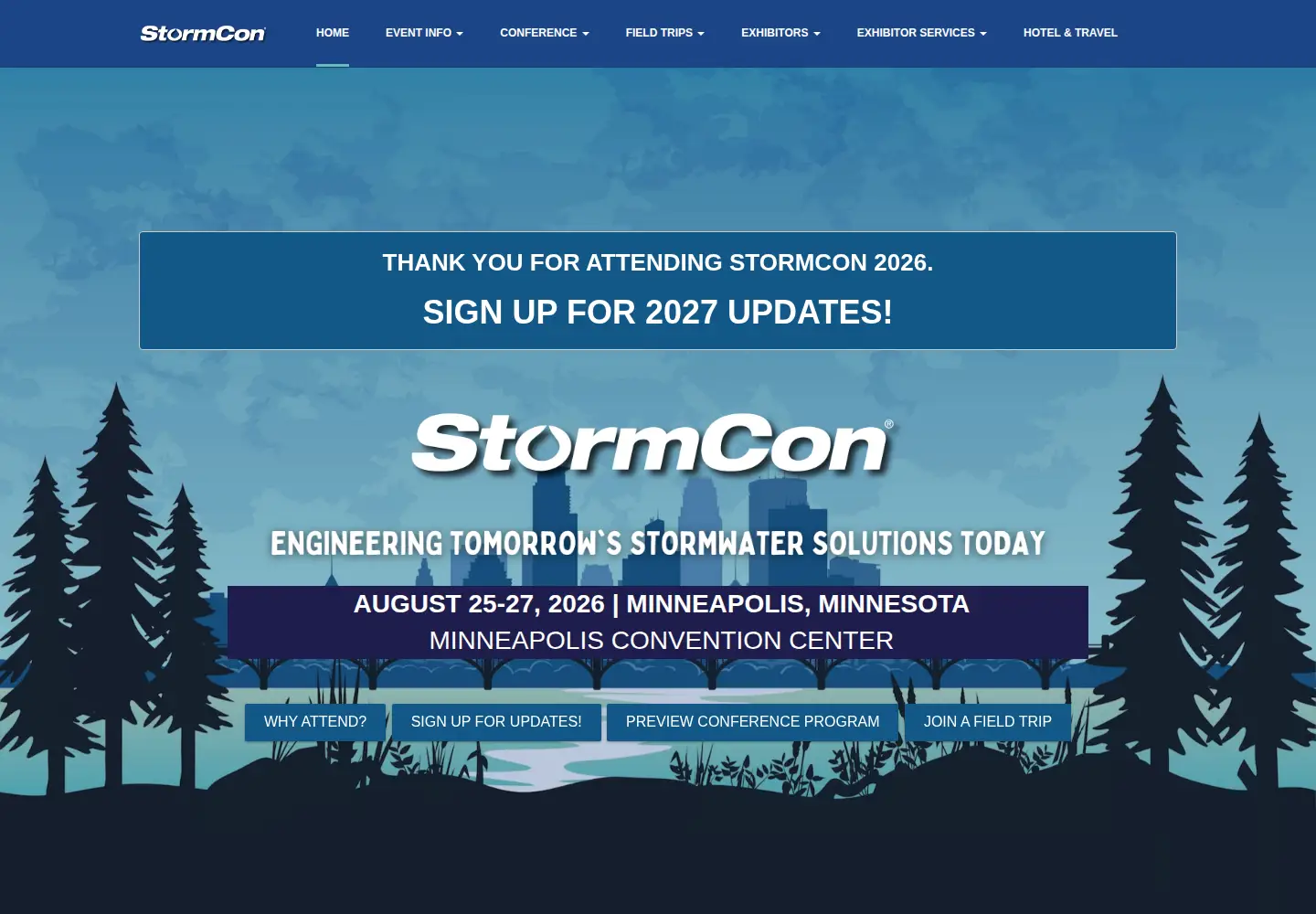 Screenshot of stormcon.com