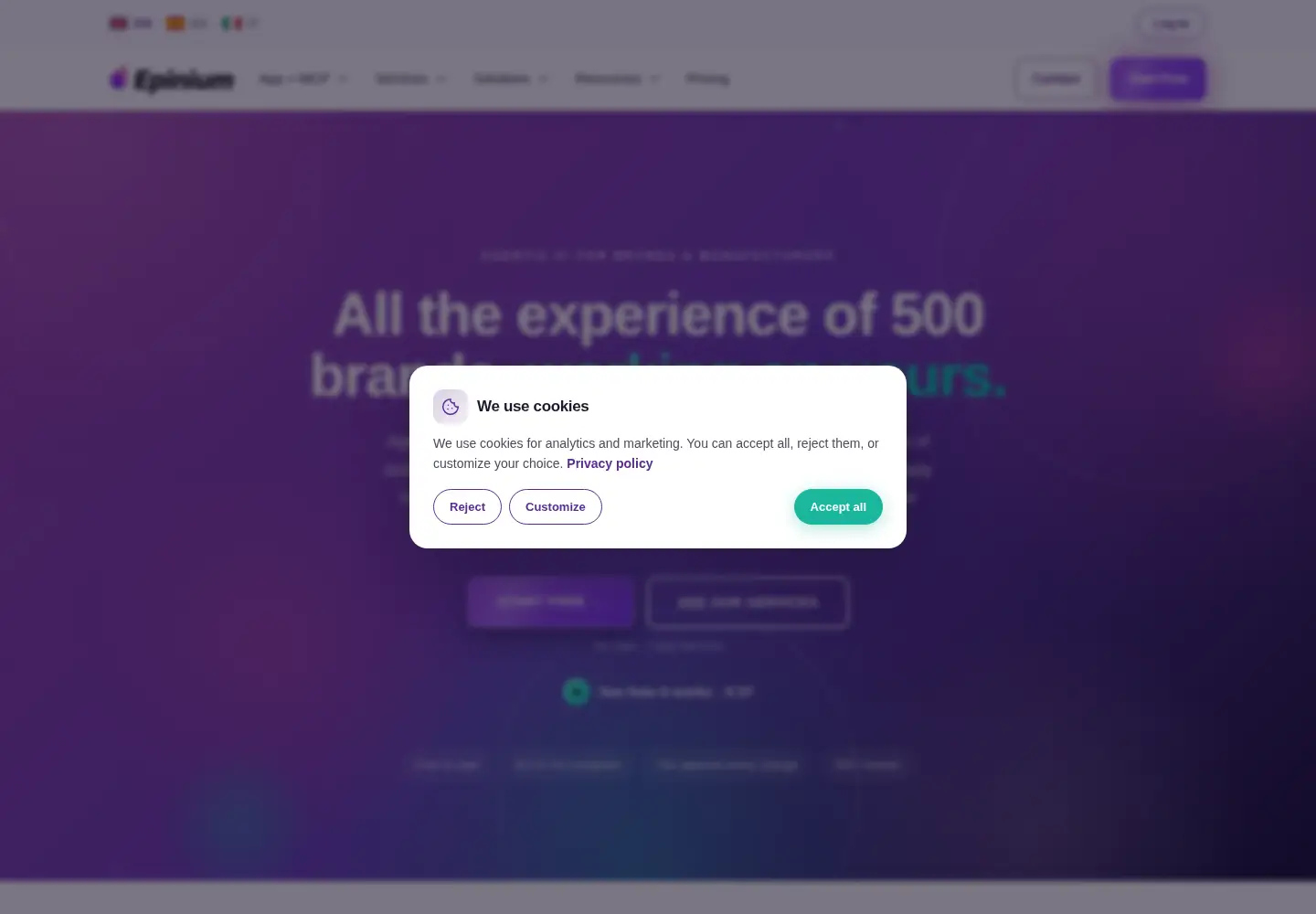 Screenshot of epinium.com