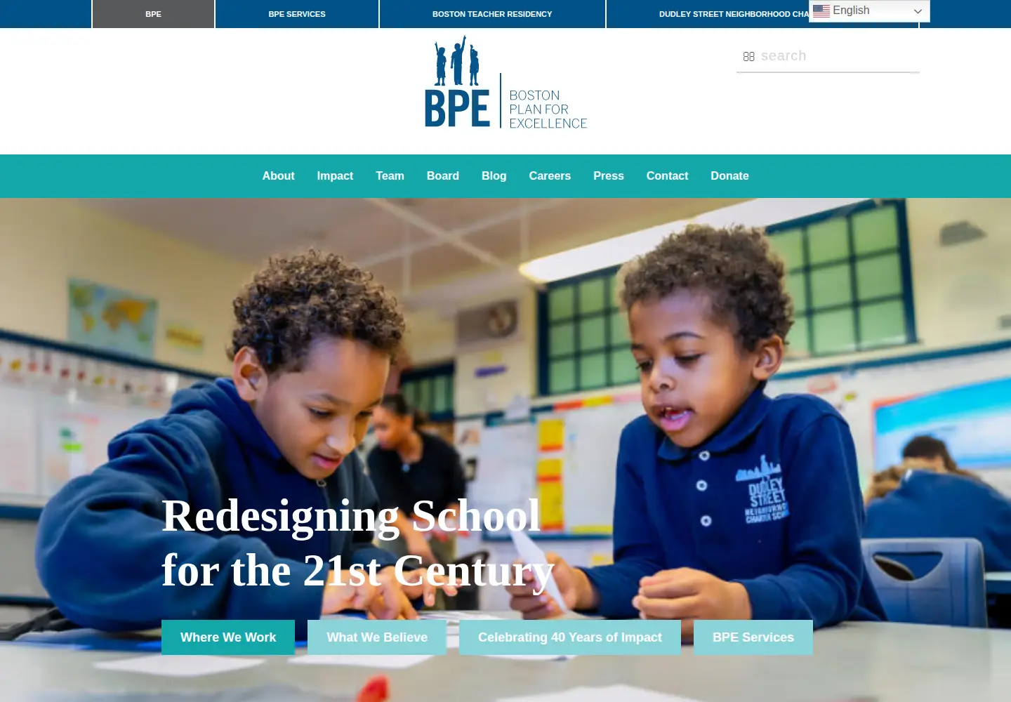 Screenshot of bpe.org