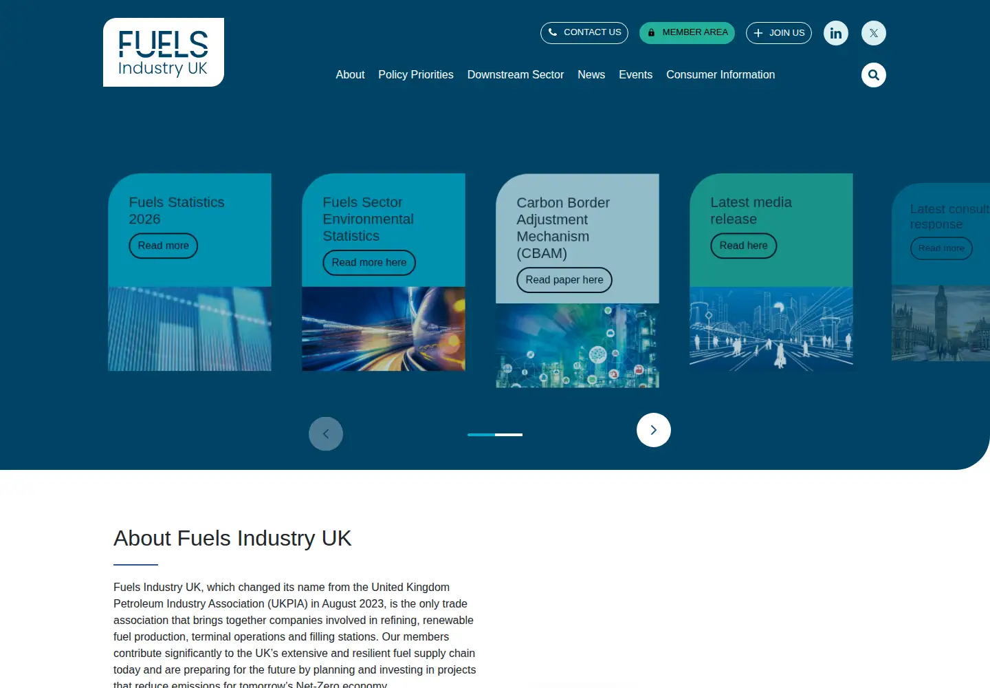 Screenshot of ukpia.com
