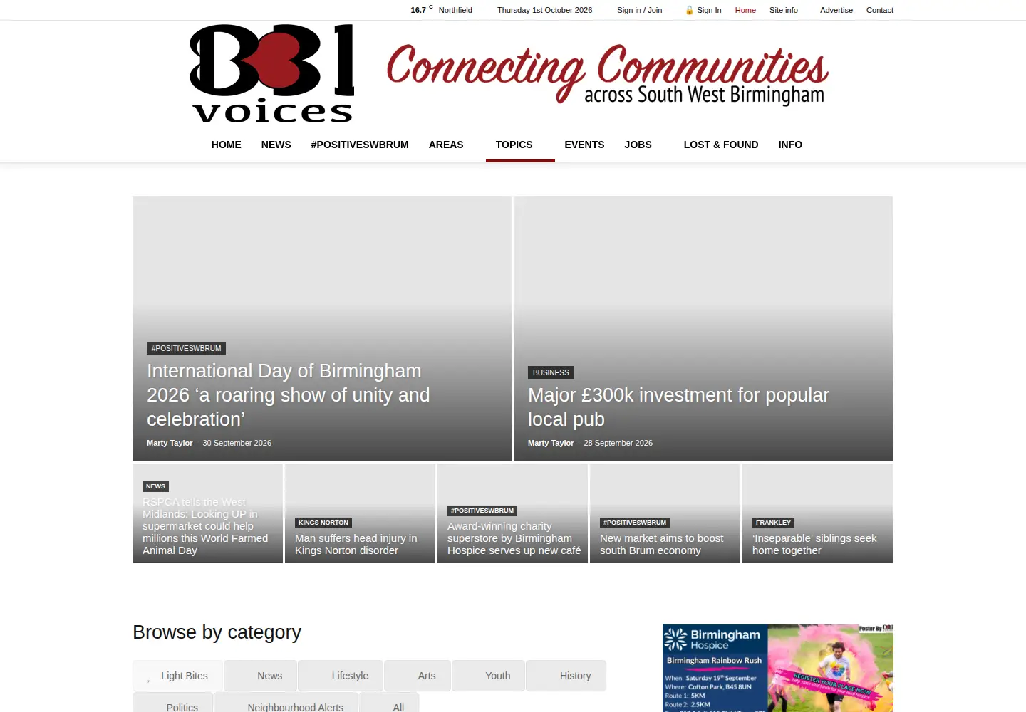 Screenshot of b31.org.uk