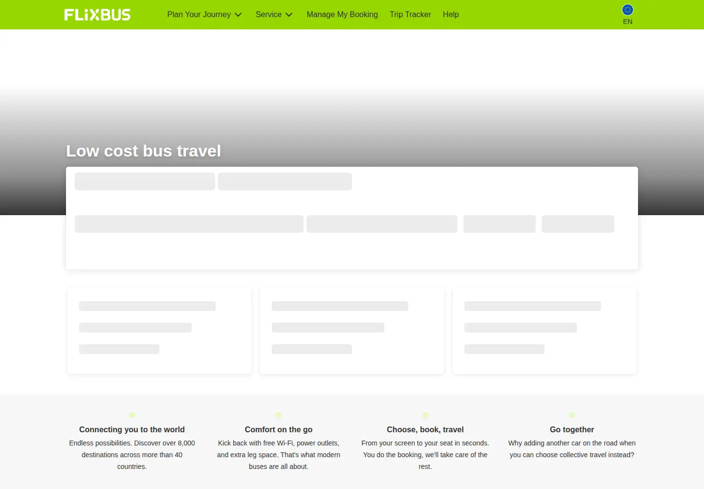 Captured homepage of touring.de in the current scan