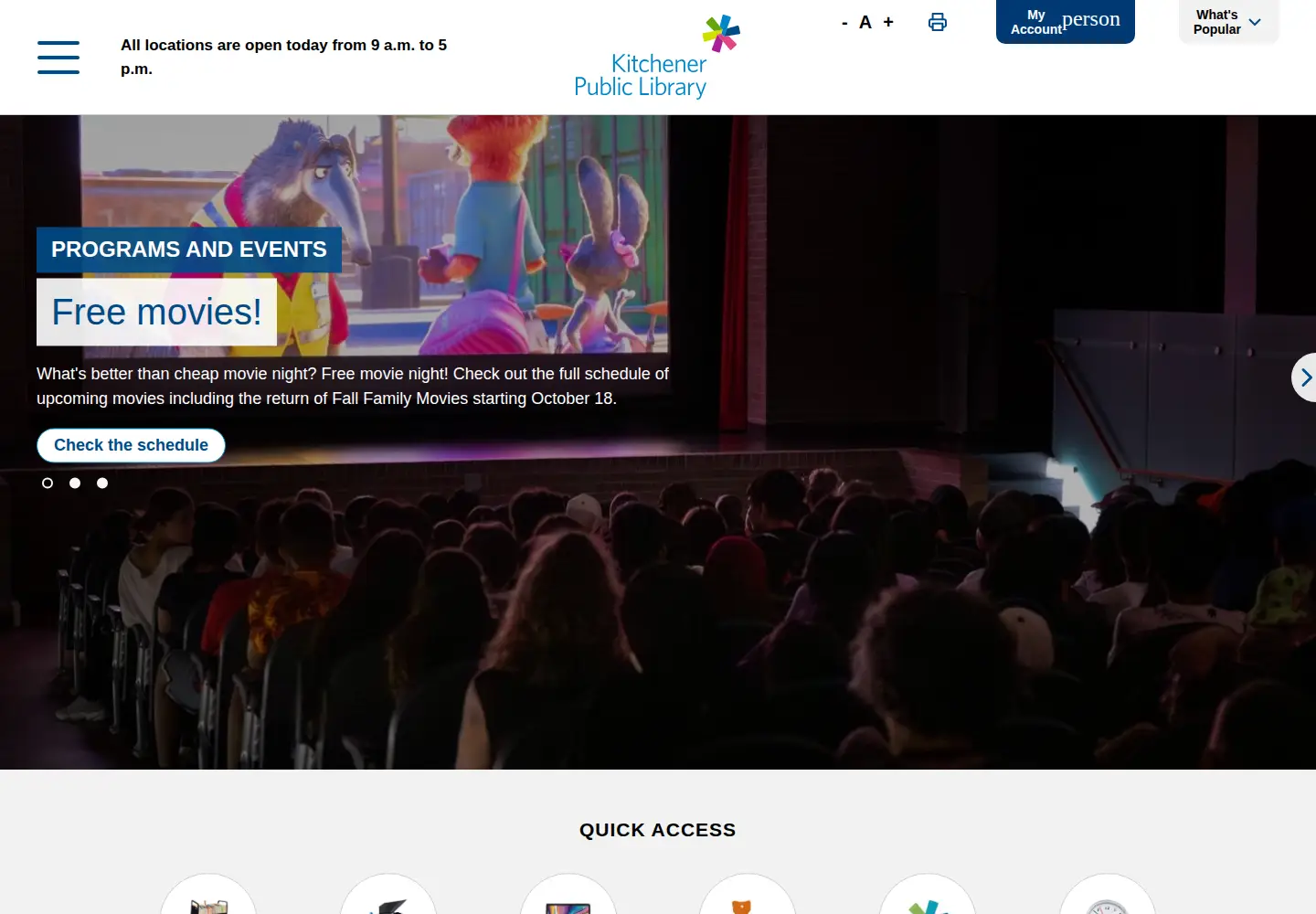 Screenshot of kpl.org
