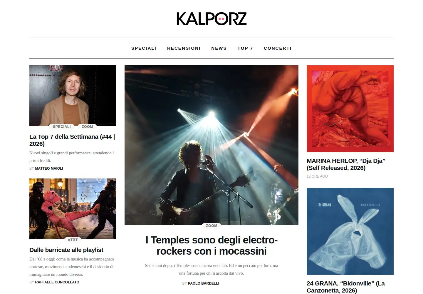 Screenshot of kalporz.com