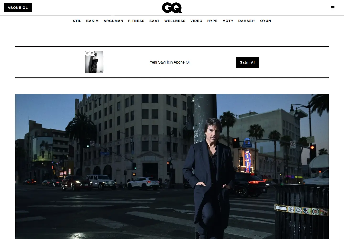 Screenshot of gq.com.tr