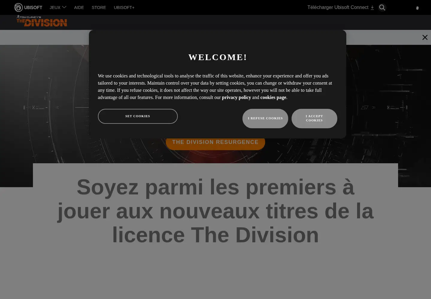 Screenshot of thedivisiongame.com