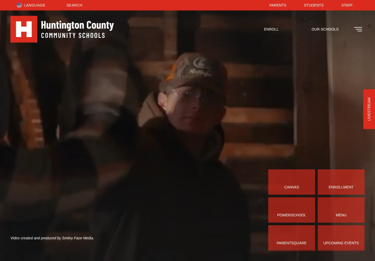 Screenshot of hccsc.k12.in.us