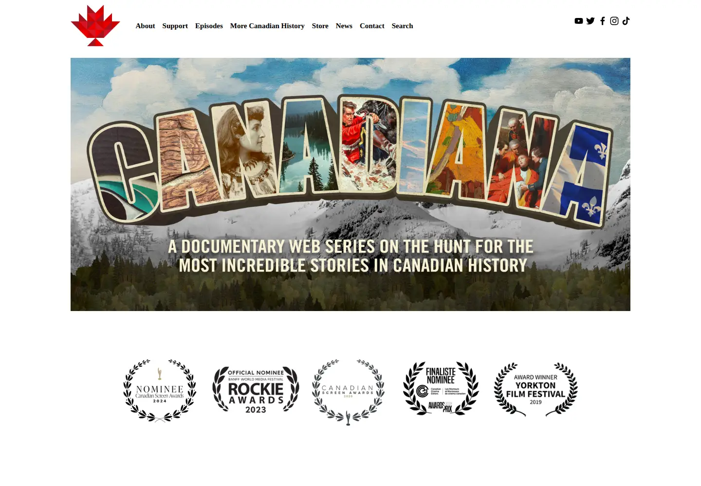 Screenshot of thisiscanadiana.com