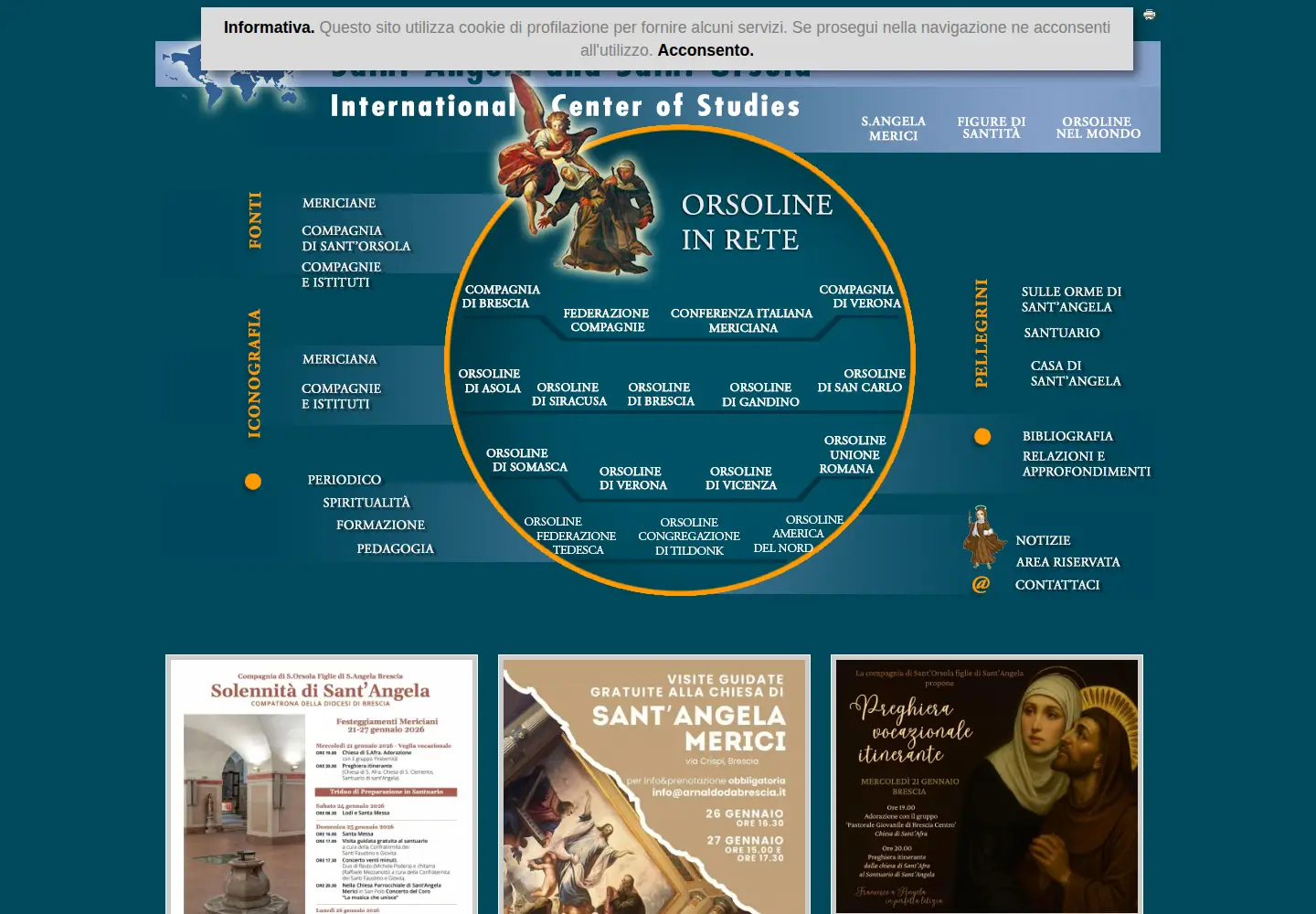 Screenshot of angelamerici.it