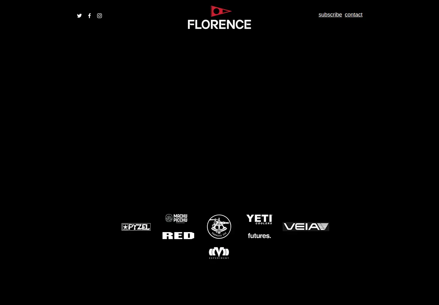 Captured homepage of johnjohnflorence.com in the current scan