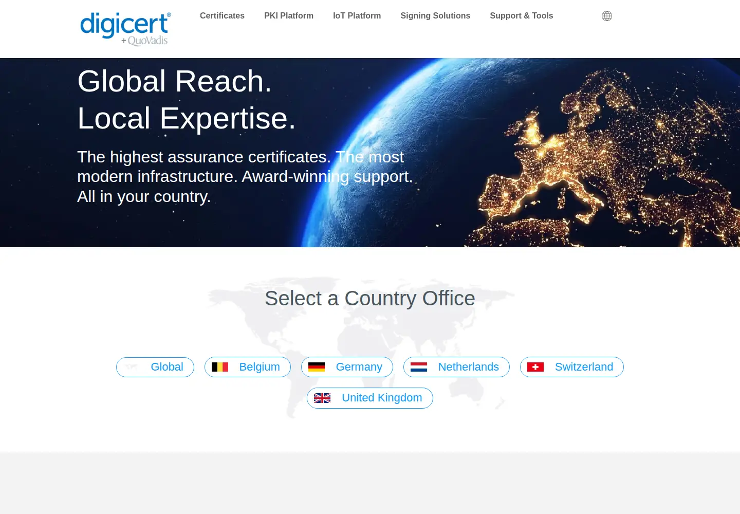 Screenshot of quovadisglobal.com