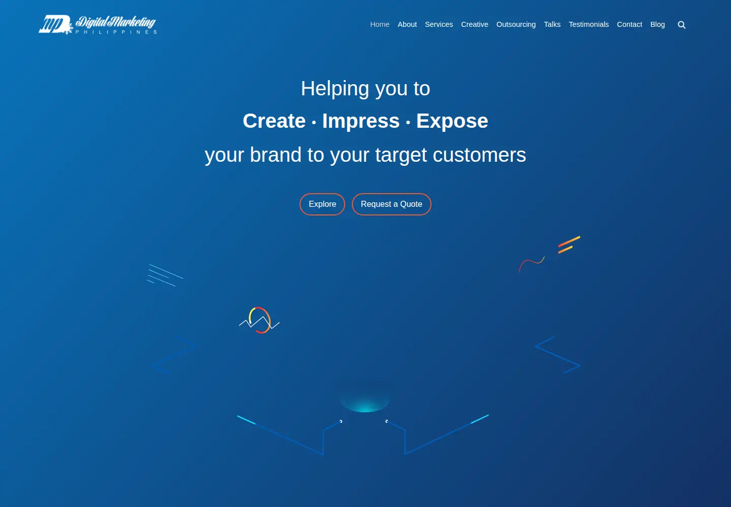 Captured homepage of digitalmarketingphilippines.com in the current scan