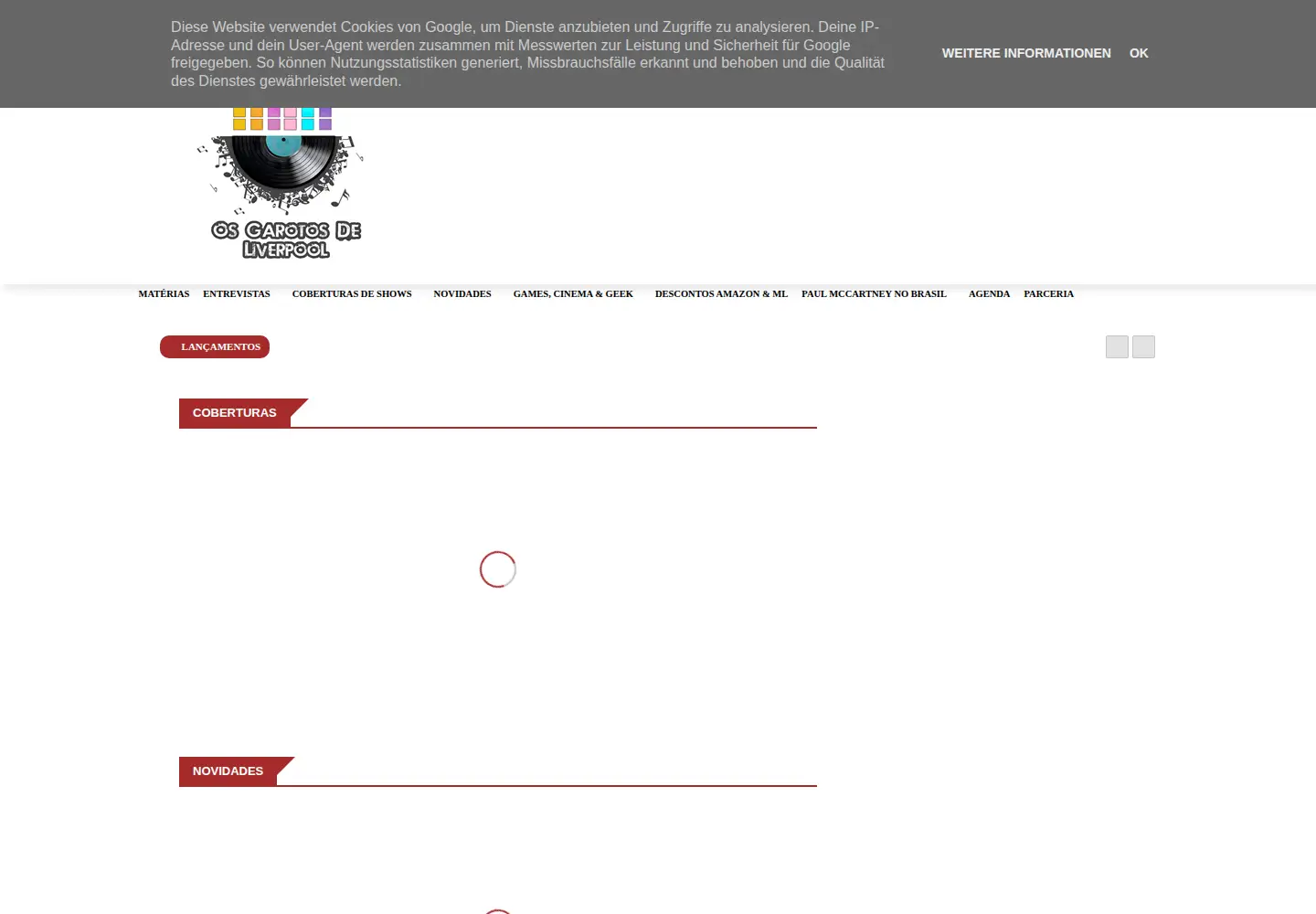Captured homepage of osgarotosdeliverpool.com.br in the current scan