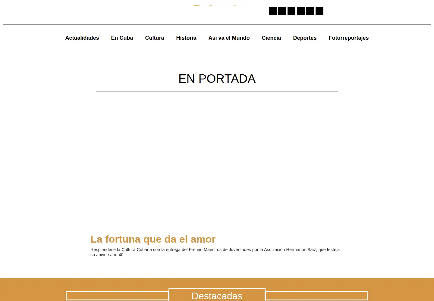 Captured homepage of bohemia.cu in the current scan