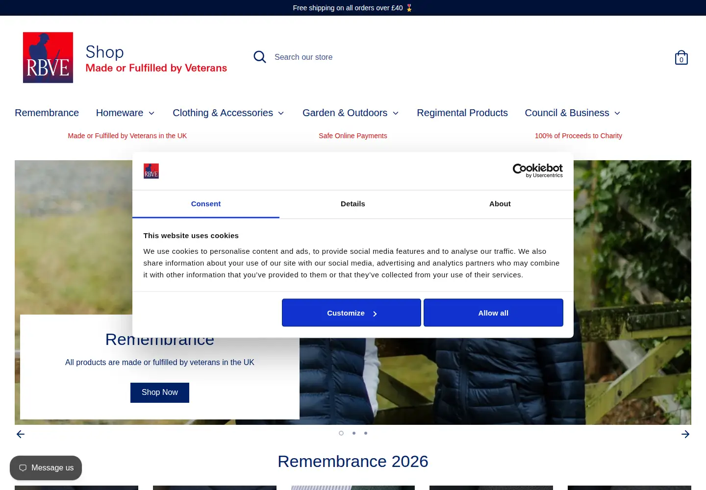 Screenshot of therebutnotthere.org.uk