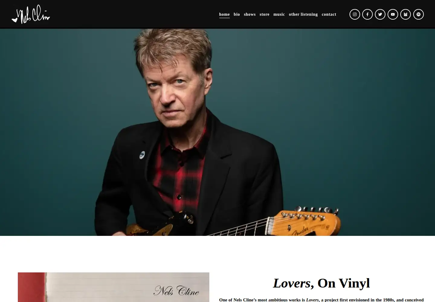 Screenshot of nelscline.com