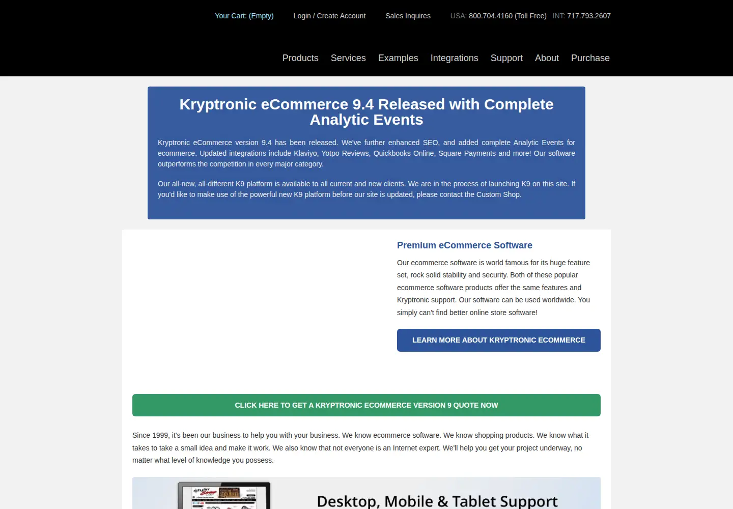 Screenshot of kryptronic.com