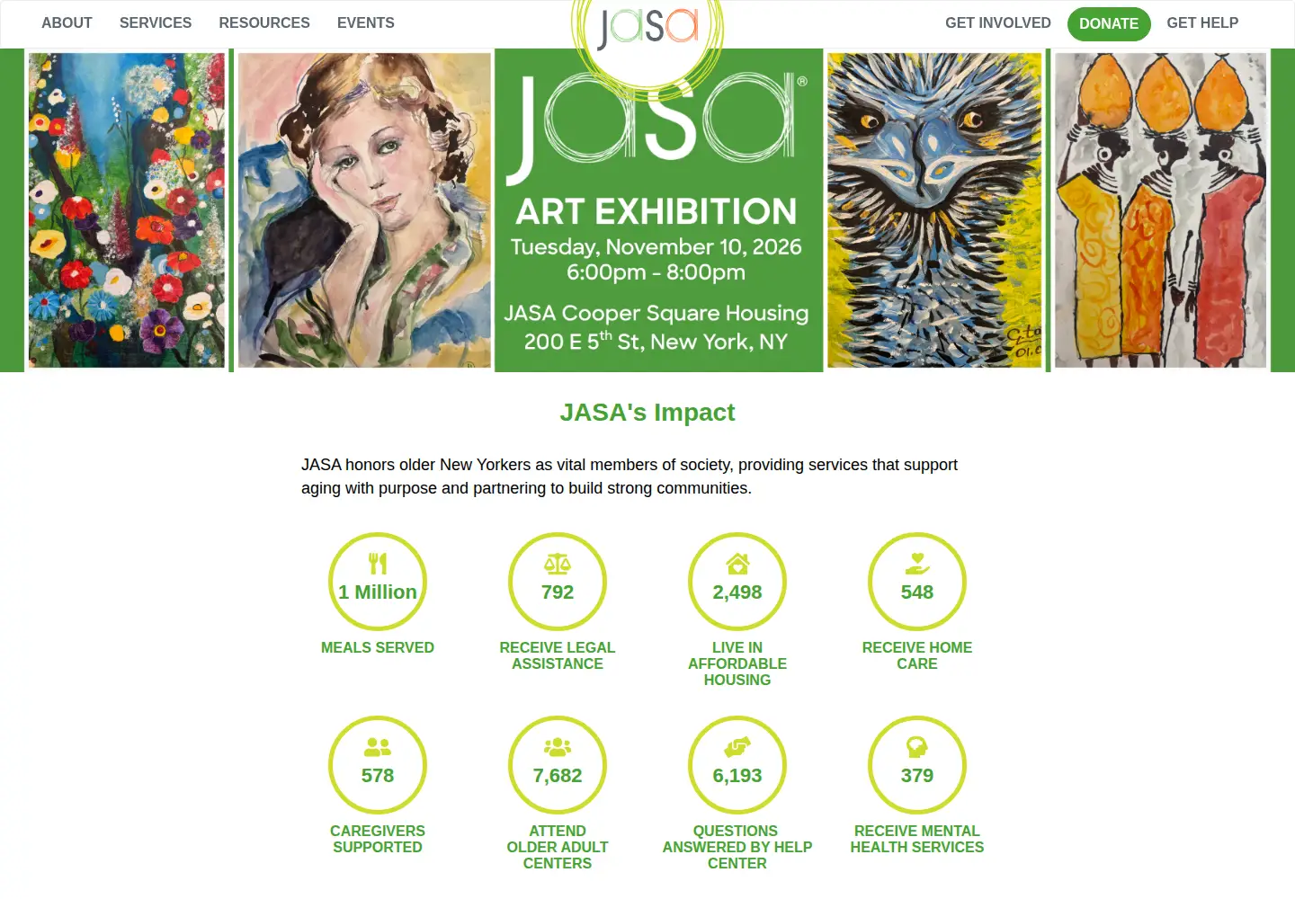 Screenshot of jasa.org