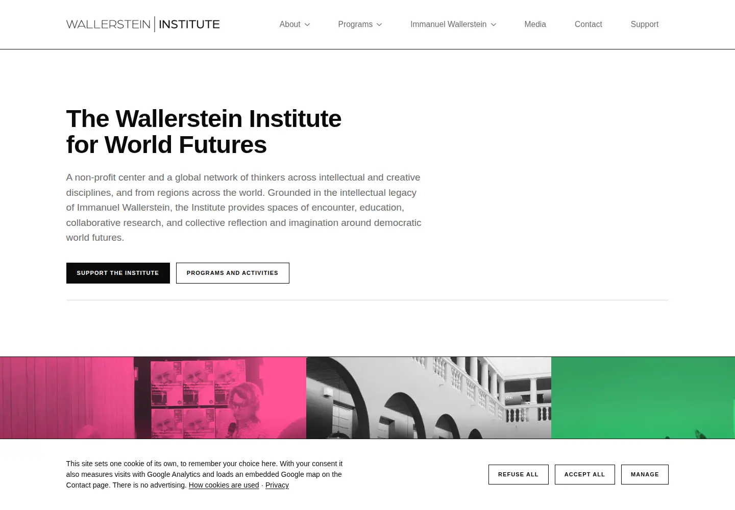 Captured homepage of iwallerstein.com in the current scan