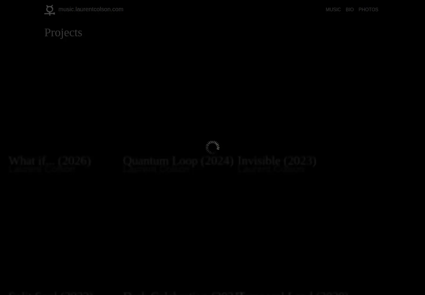 Screenshot of laurentcolson.com