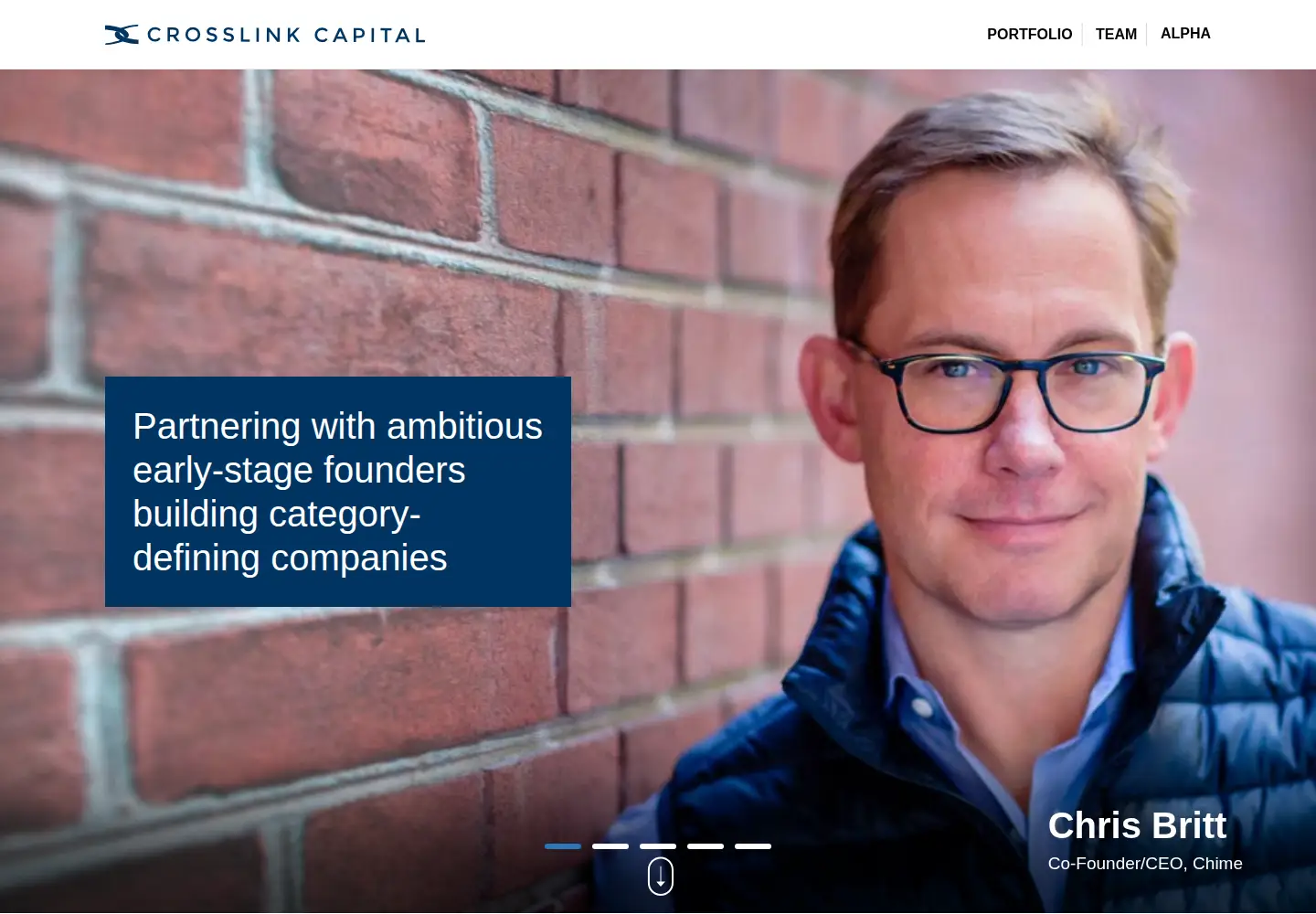 Screenshot of crosslinkcapital.com