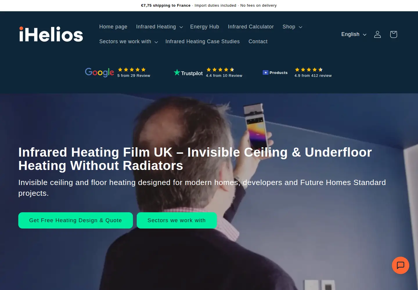 Screenshot of iheliosliving.co.uk