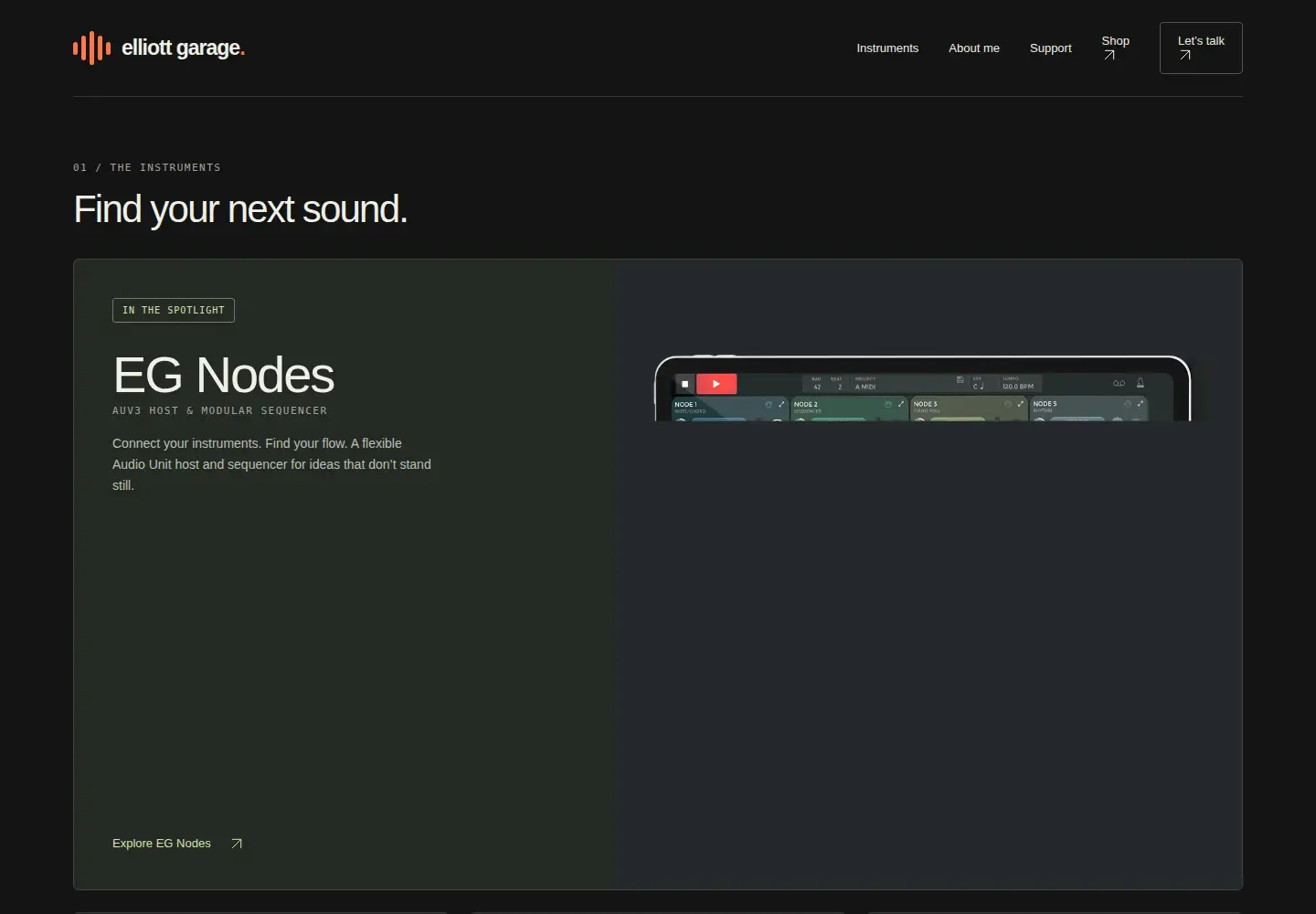 Screenshot of elliottgarage.com