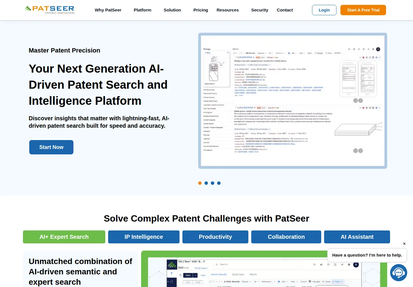 Screenshot of patseer.com