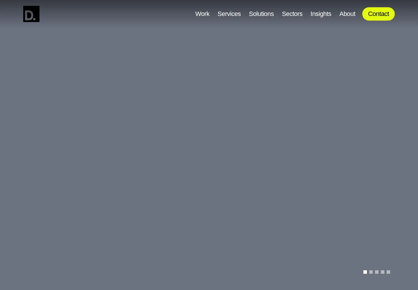 Captured homepage of dusted.com in the current scan