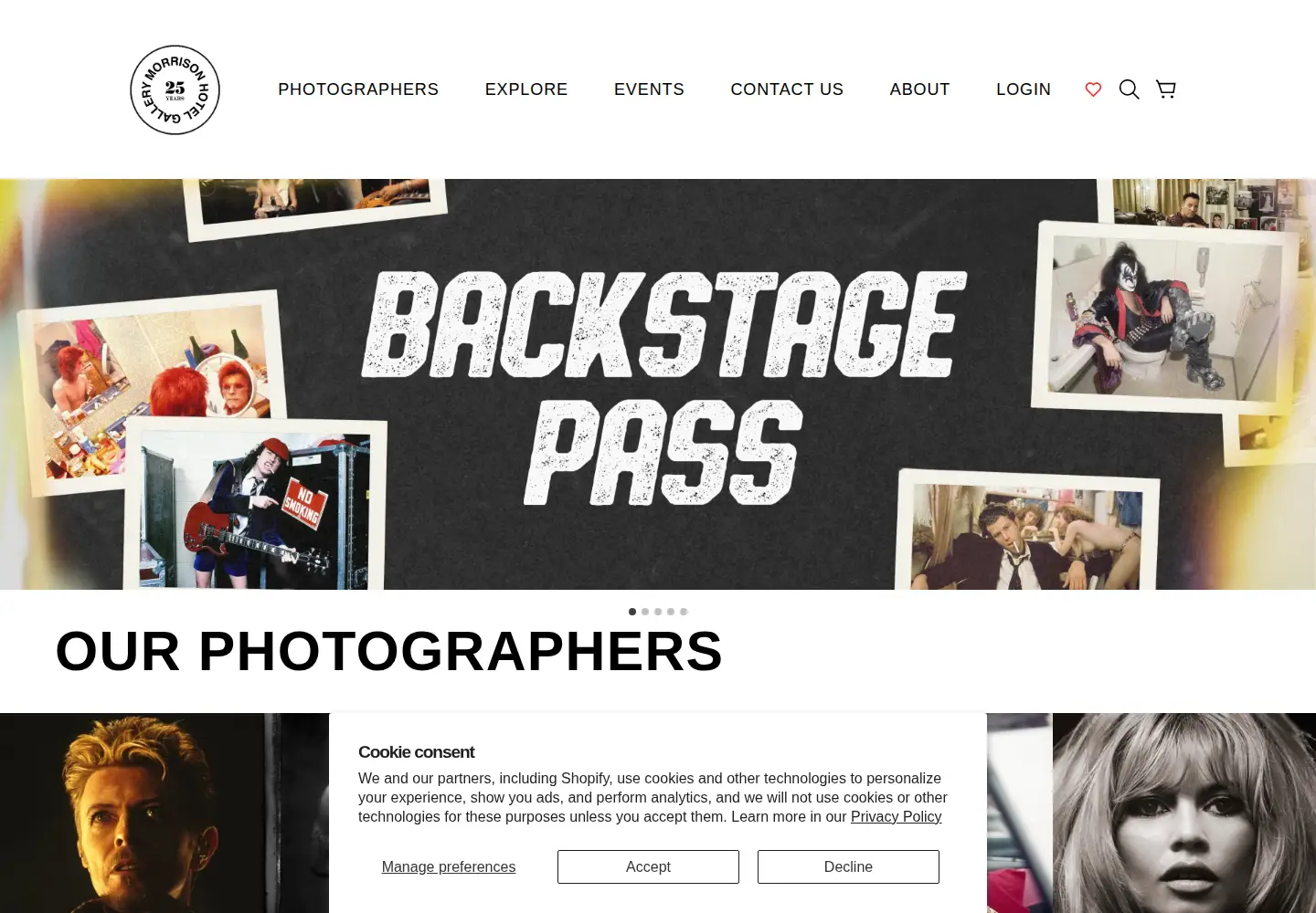 Screenshot of morrisonhotelgallery.com