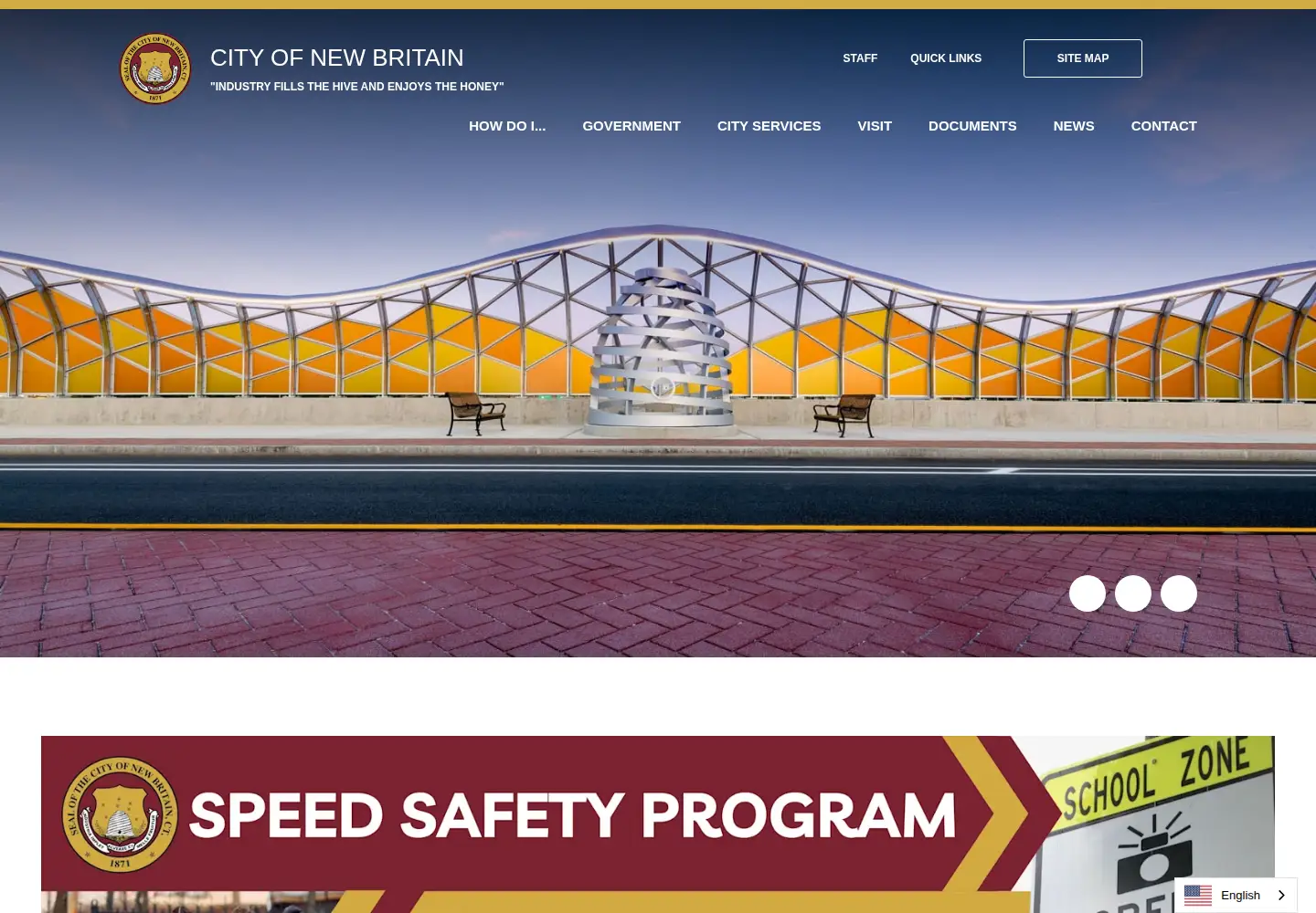 Screenshot of newbritainct.gov