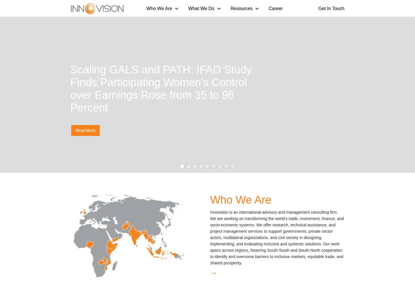 Screenshot of innovision-bd.com