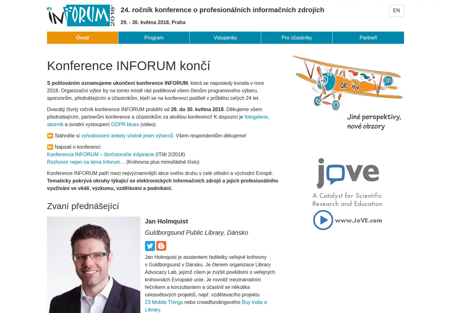 Screenshot of inforum.cz