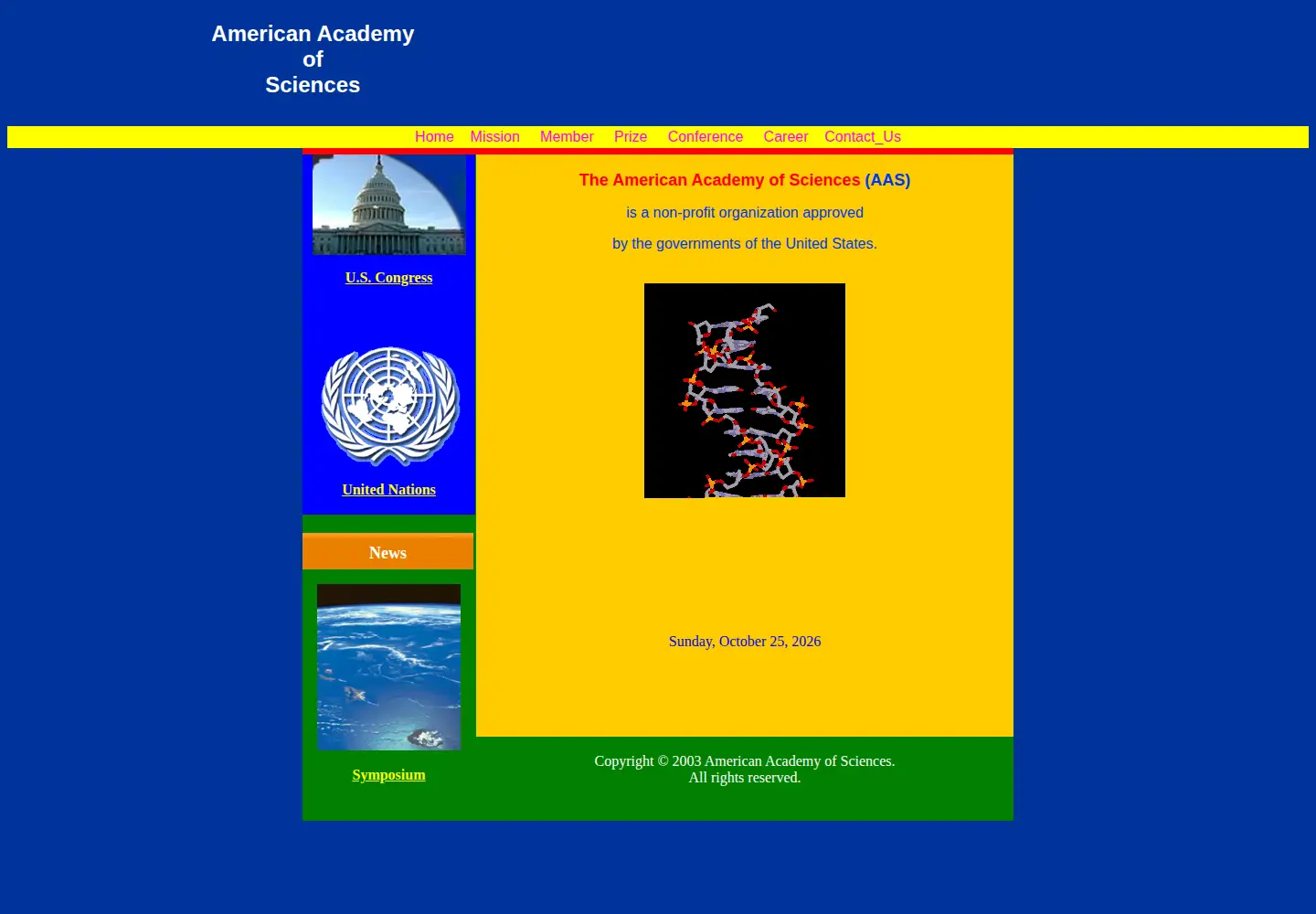 Screenshot of aasci.org