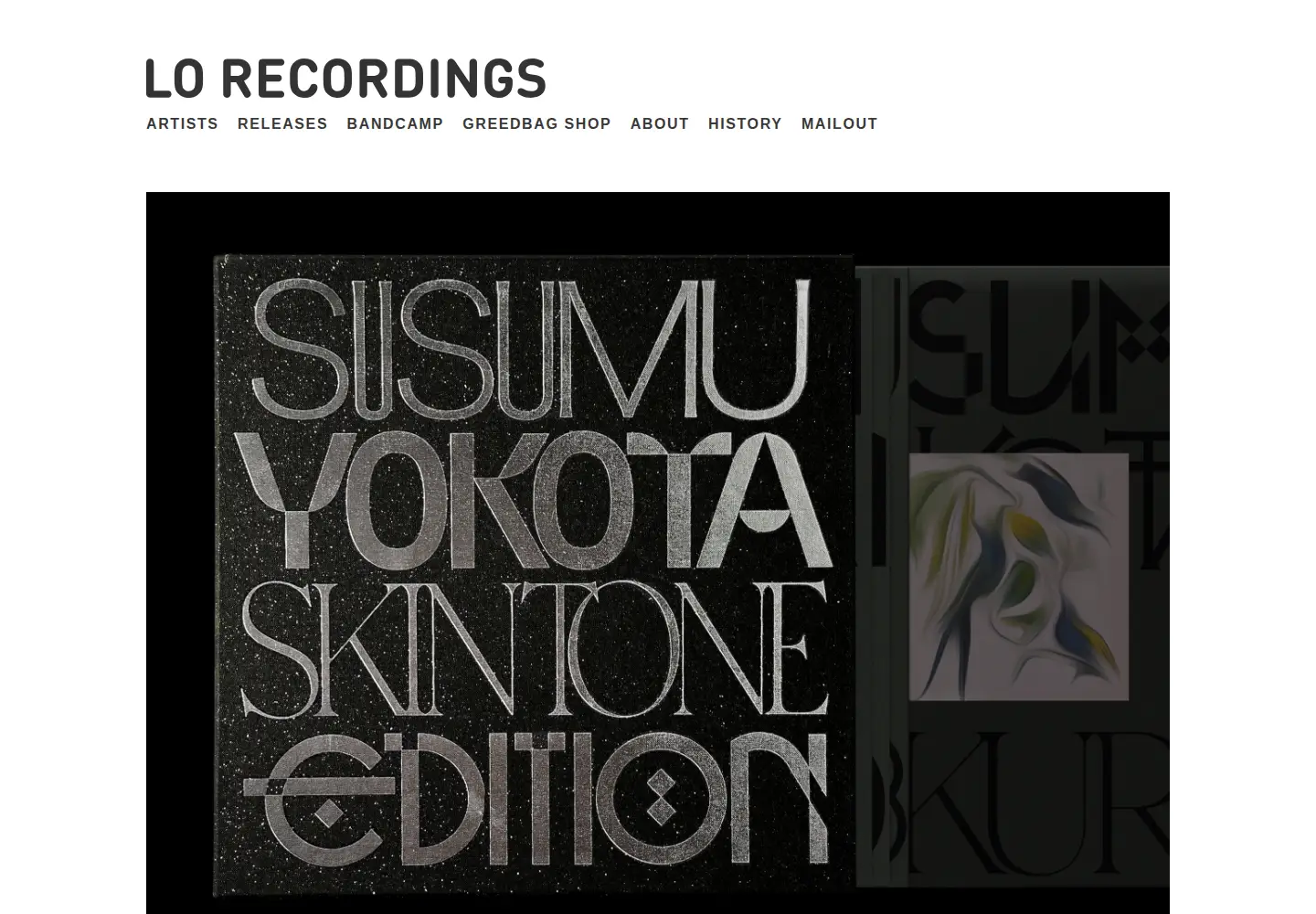 Screenshot of lorecordings.com