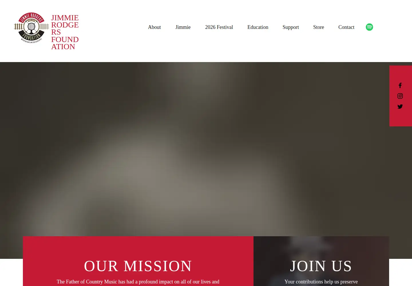 Screenshot of jimmierodgers.com